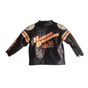 Harley Davidson Simulated Leather Youth Jacket Size 5